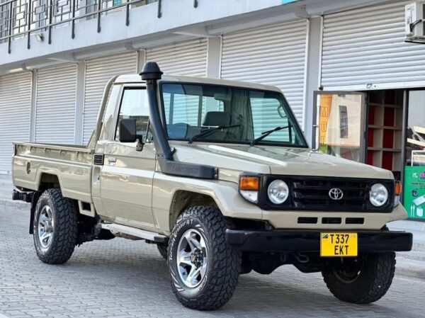 2020 Toyota Land Cruiser pick up single cab brown color